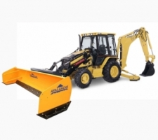 Backhoe model pushers/box plows